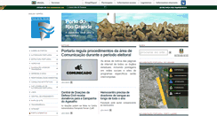 Desktop Screenshot of portoriogrande.com.br