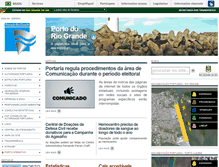 Tablet Screenshot of portoriogrande.com.br